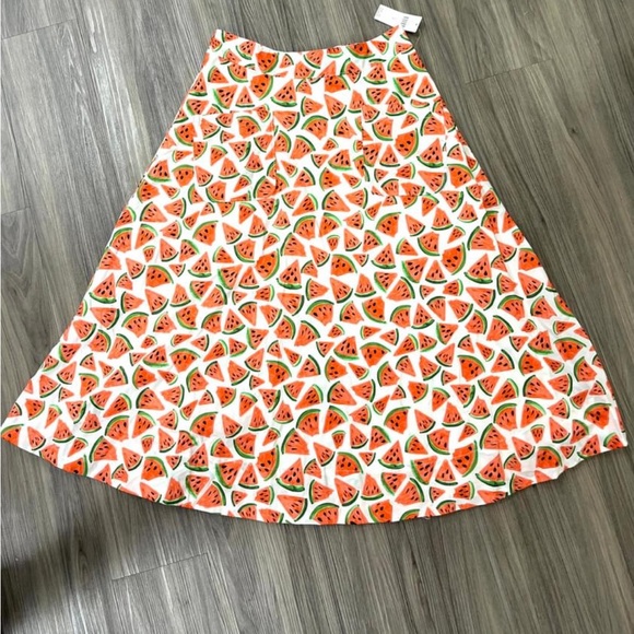 NWT size 4 Conversations by Anthropologie Watermelon Skirt - Picture 4 of 4